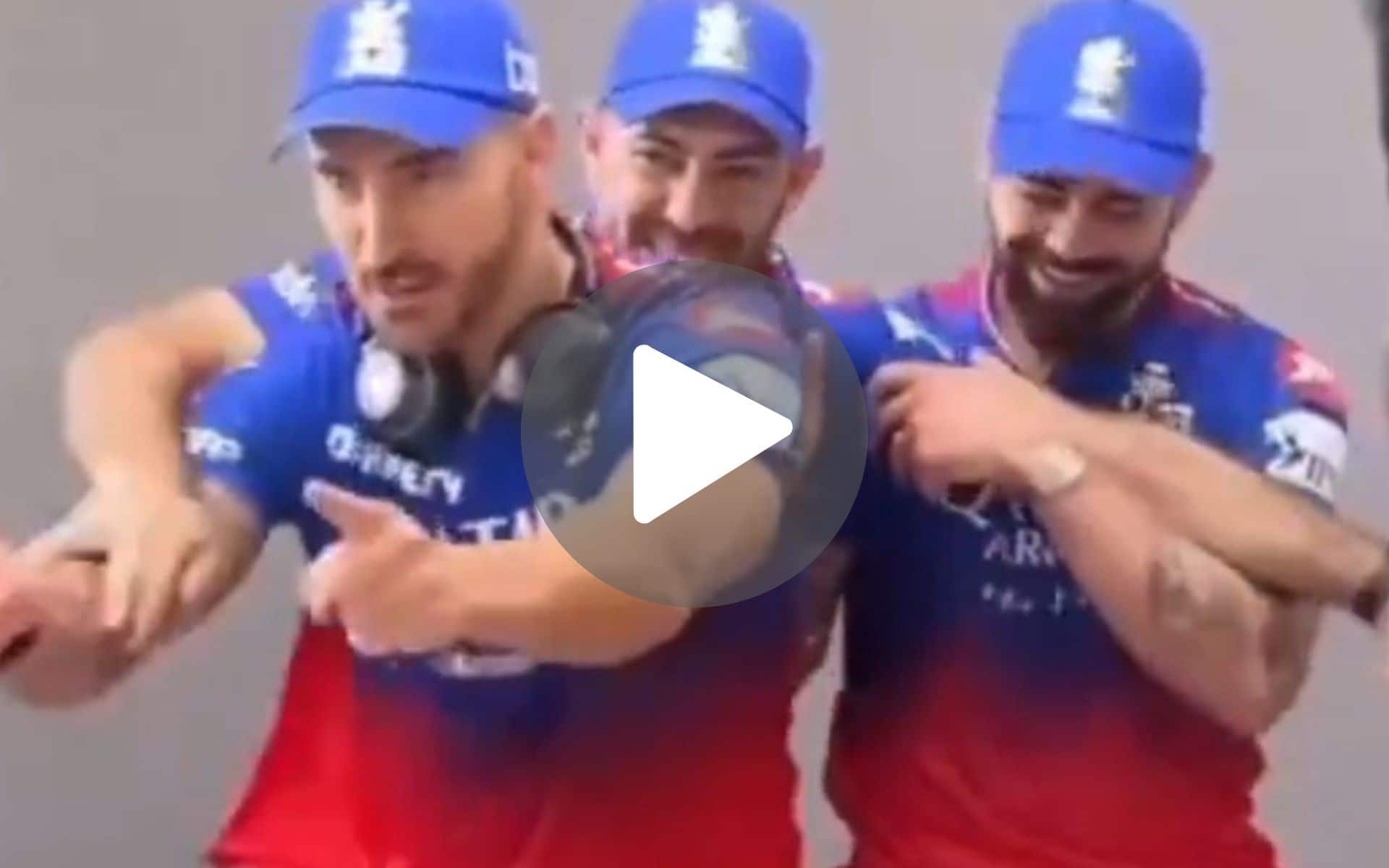 [Watch] Kohli, Maxwell, Du Plessis Become WWE Wresters During RCB's Promotional Shoot